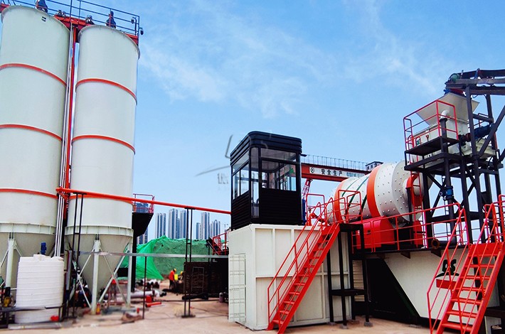 土壤淋洗修复设备安装现场