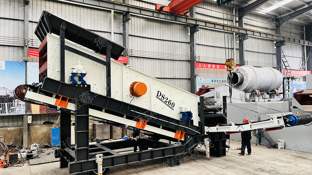 移动筛分车发货