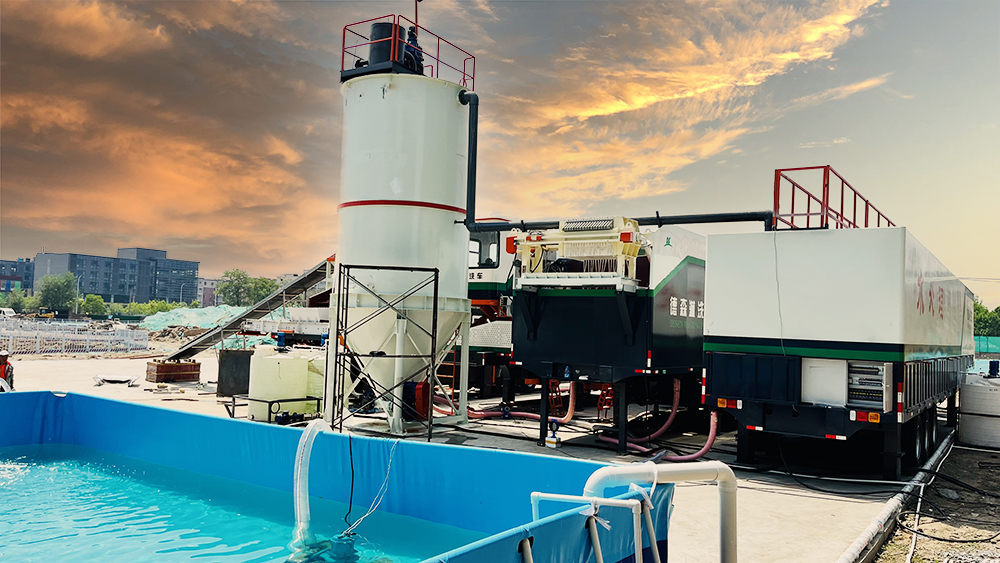 移动式土壤淋洗修复一体机——CQ9传奇电子淋洗车