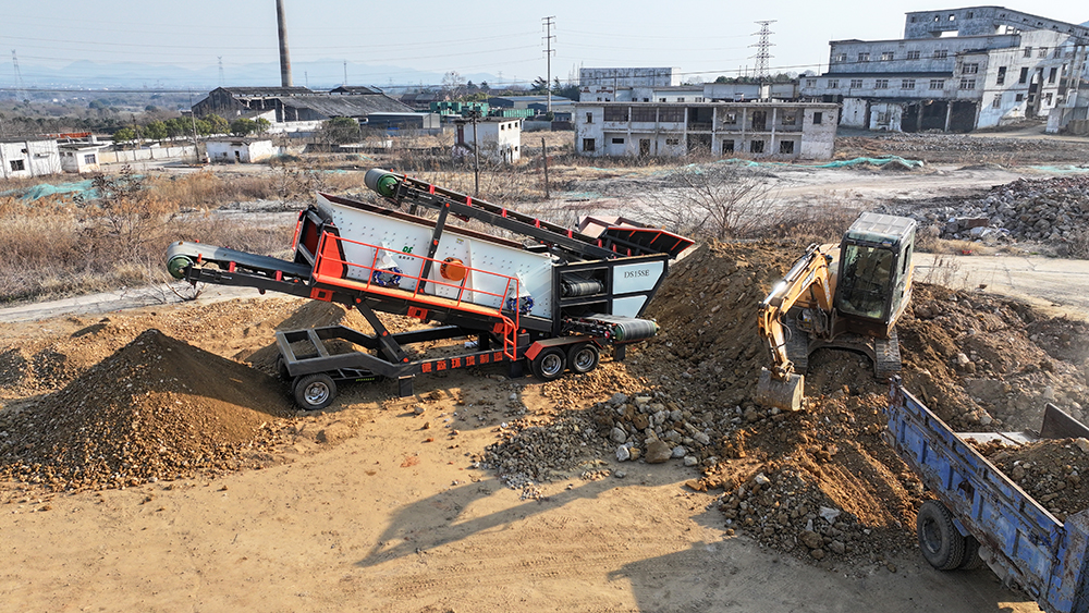 CQ9传奇电子移动筛分车