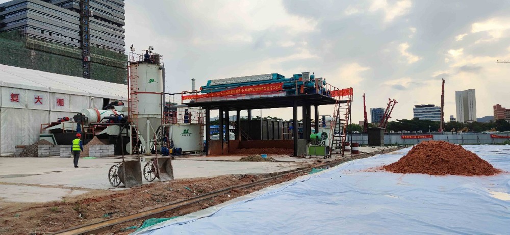 CQ9传奇电子淋洗装备施工现场